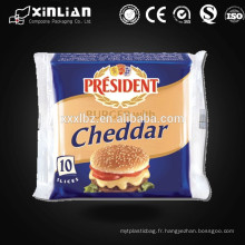 Sac de fromage à l&#39;arrière du fromage / sac thermoscellable pour l&#39;emballage du fromage